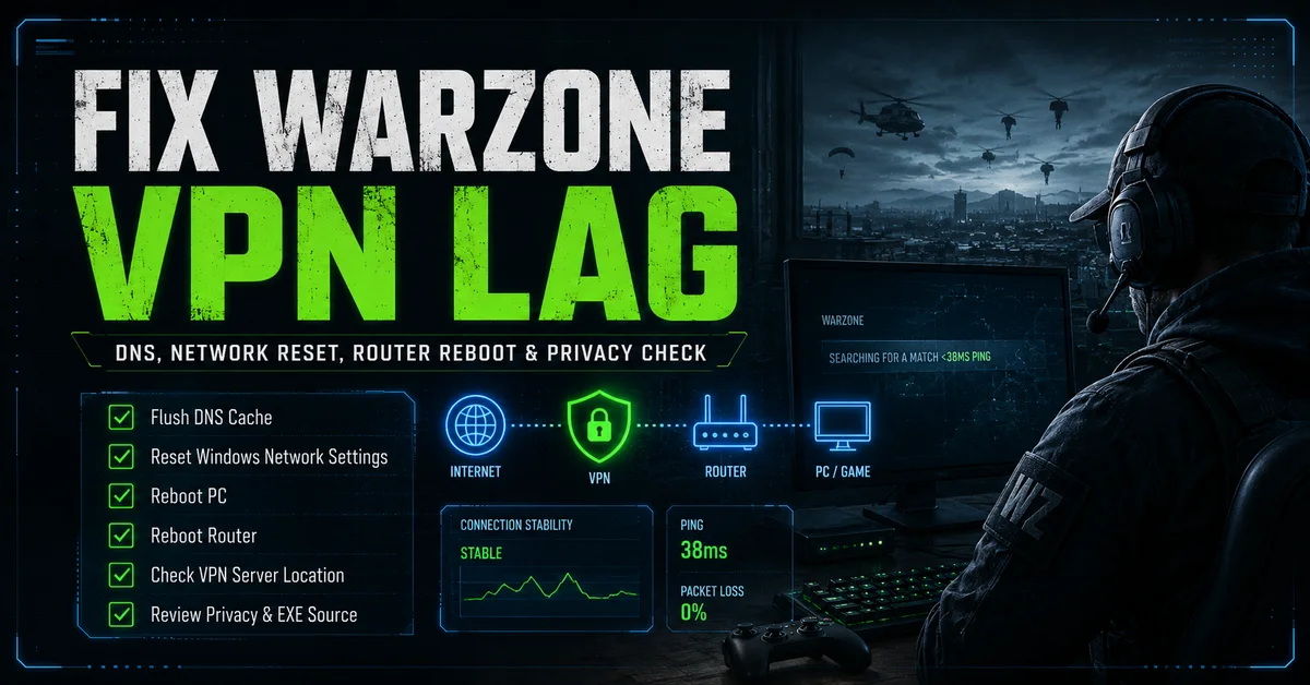 Warzone VPN Lag: Fix Connection Issues, Lower Ping and Play Smarter