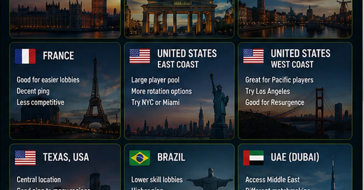 Top VPN Server Locations for Warzone: Where to Connect and Why