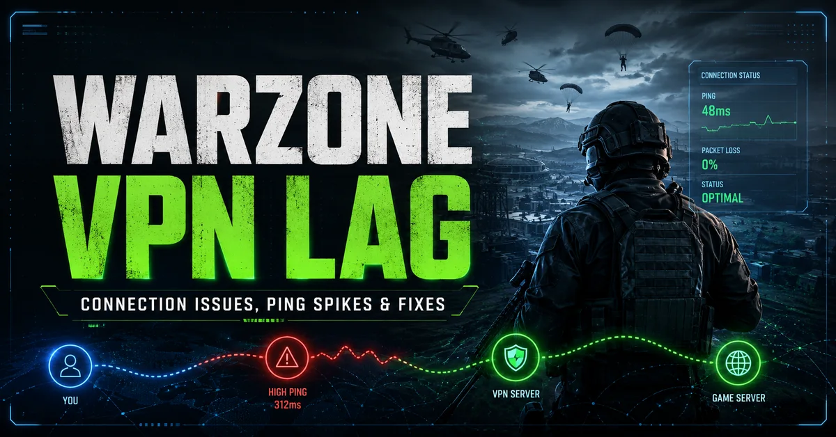 Warzone VPN Lag: Fix Connection Issues, Lower Ping and Play Smarter